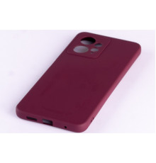Силиконовая накладка Soft Silicone Case для Xiaomi Redmi Note 12 4G Burgundy