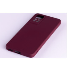 Силиконовая накладка Soft Silicone Case для Xiaomi Redmi Note 12 Pro 4G Burgundy