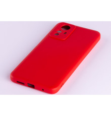 Силиконовая накладка Soft Silicone Case для Xiaomi Redmi Note 12S Red