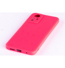 Силиконовая накладка Soft Silicone Case для Xiaomi Redmi Note 12S Raspberry