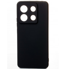 Силиконовая накладка Soft Silicone Case для Xiaomi Redmi Note 13 Pro 5G/Poco X6 5G Black