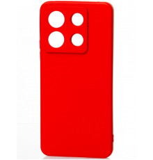 Силиконовая накладка Soft Silicone Case для Xiaomi Redmi Note 13 Pro 5G/Poco X6 5G Red