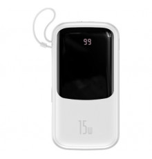 Внешний аккумулятор Power Bank Baseus Bipow Qpow 20000mAh 15W Display White (PPQD-G02)