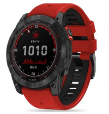 Ремешок Tech-Protect IconBand Pro для Garmin Fenix 3 | 5X | 3HR | 5X Plus | 6X | 6X Pro | 7X Red Black (9319456605105)