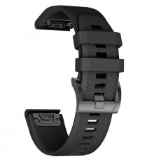 Ремешок Tech-Protect Smooth для Garmin Fenix 3 | 5X | 3HR | 5X Plus | 6X | 6X Pro | 7X Black (5906735412598)