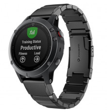 Ремешок Tech-Protect Steel Band для Garmin Fenix 5 | 6 | 6 Pro | 7 Black (5906735412628)