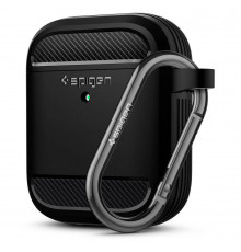 Чехол Spigen для AirPods 2/1 Rugged Matte Black (ASD01117)