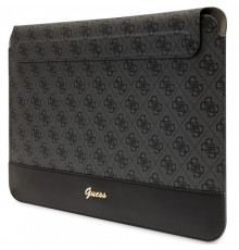 Чехол Guess 4G Stripe Metal Logo для MacBook 14" Black (GUCS14PS4SGK)