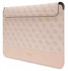 Чехол Guess 4G Stripe Metal для MacBook 14" Pink (GUCS14PS4SGP)