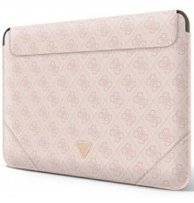 Чехол Guess 4G Uptown Triangle для MacBook 13" | 14" Pink (GUCS14P4TP)