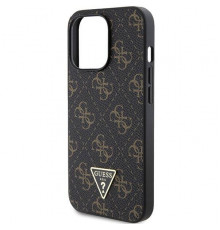 Чехол Guess 4G Triangle Metal Logo для iPhone 14 Pro Max Black (GUHCP14XPG4GPK)