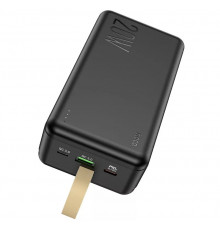 Внешний аккумулятор Power Bank Hoco J87B 30000mAh Tacker PD20W+QC3.0 Black