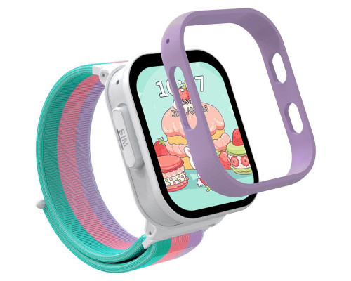 Дитячий смарт-годинник Gelius GP-PK008 (GPS/4G) (IP67) White