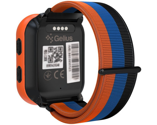 Дитячий смарт-годинник Gelius GP-PK008 (GPS/4G) (IP67) Black