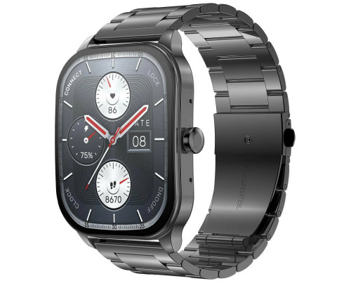 Смарт-годинник Amazfit Pop 3S Metal Black