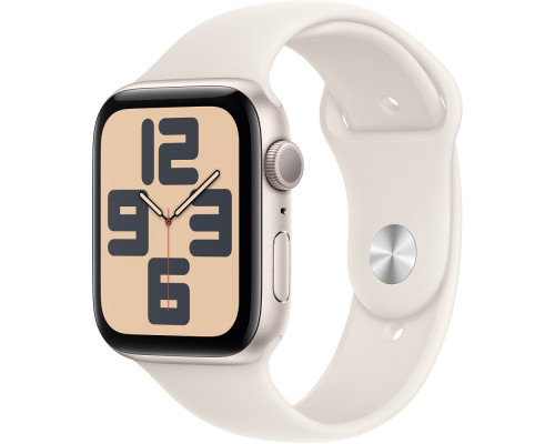 Смарт-годинник Apple Watch SE 2024 GPS 40mm Starlight Aluminium Case with Starlight Sport Band - S/M (MXEF3QH/A)
