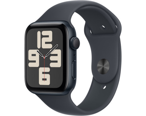 Смарт-годинник Apple Watch SE 2024 GPS 44mm Midnight Aluminium Case with Midnight Sport Band - M/L (MXEK3QH/A)