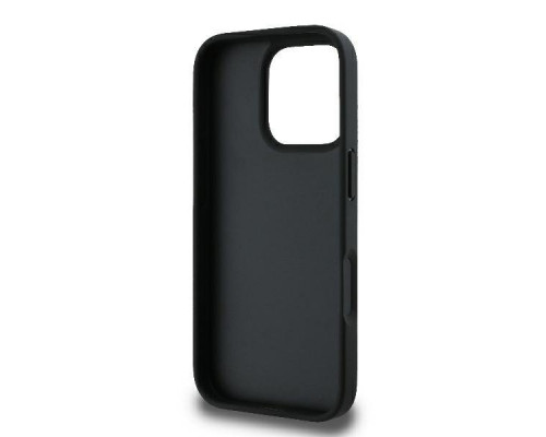 Чехол Karl Lagerfeld Monogram Karl & Choupette Head Pin для iPhone 16 Pro Black (KLHCP16LPGKLKCPK)