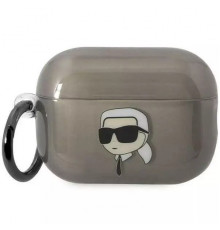 Чехол Karl Lagerfeld Ikonik Karl Lagerfeld для AirPods Pro 2 Black (KLAP2HNIKTCK)