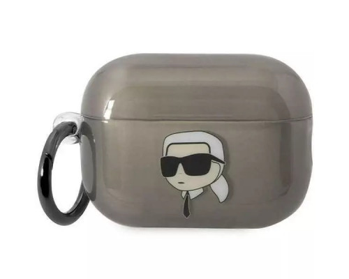 Чехол Karl Lagerfeld Ikonik Karl Lagerfeld для AirPods Pro 2 Black (KLAP2HNIKTCK)