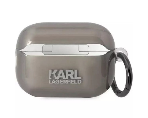 Чехол Karl Lagerfeld Ikonik Karl Lagerfeld для AirPods Pro 2 Black (KLAP2HNIKTCK)