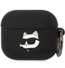 Чехол Karl Lagerfeld Silicone Choupette Head 3D для AirPods 3 Black (KLA3RUNCHK)