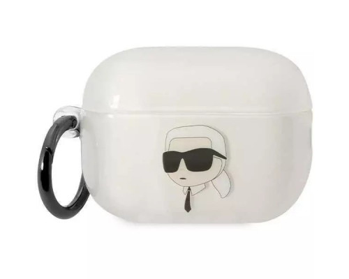Чехол Karl Lagerfeld Ikonik Karl Lagerfeld для AirPods Pro 2 Transparent (KLAP2HNIKTCT)