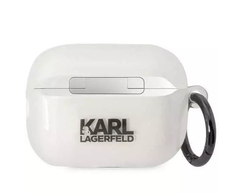 Чехол Karl Lagerfeld Ikonik Karl Lagerfeld для AirPods Pro 2 Transparent (KLAP2HNIKTCT)