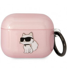 Чехол Karl Lagerfeld Ikonik Choupette для AirPods Pro 2 Pink (KLAP2HNCHTCP)