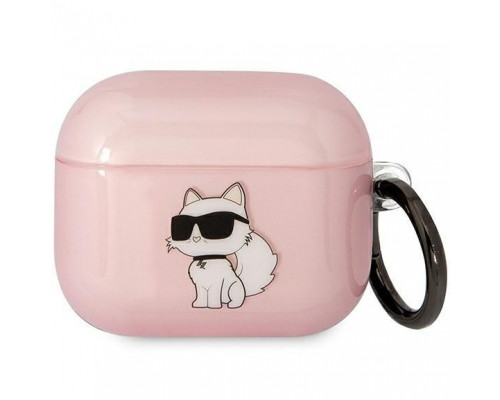 Чохол Karl Lagerfeld Ikonik Choupette для AirPods Pro 2 Pink (KLAP2HNCHTCP)