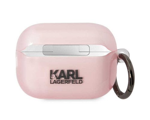 Чохол Karl Lagerfeld Ikonik Choupette для AirPods Pro 2 Pink (KLAP2HNCHTCP)
