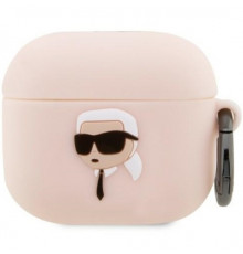 Чехол Karl Lagerfeld Silicone Karl Head 3D для AirPods Pro 2 Pink (KLAP2RUNIKP)