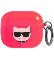 Чехол Karl Lagerfeld Choupette для AirPods 3 Pink (KLA3UCHFP)