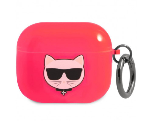 Чехол Karl Lagerfeld Choupette для AirPods 3 Pink (KLA3UCHFP)