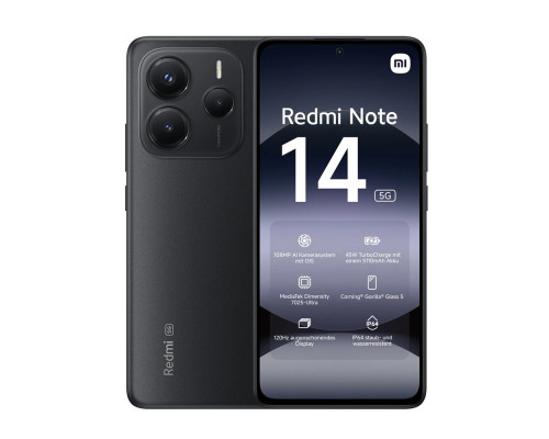 Xiaomi Redmi Note 14 5G 6/128GB Midnight Black