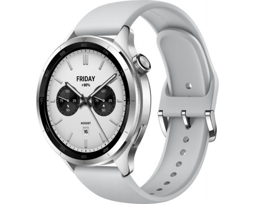 Смарт-годинник Xiaomi Watch S4 Silver (BHR9197GL)
