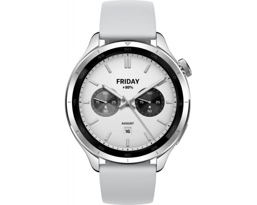 Смарт-годинник Xiaomi Watch S4 Silver (BHR9197GL)