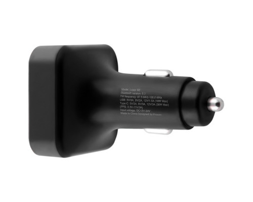 FM Модулятор Proove FM Launcher Luxor 36W (PD+QC3.0) Type-C+USB