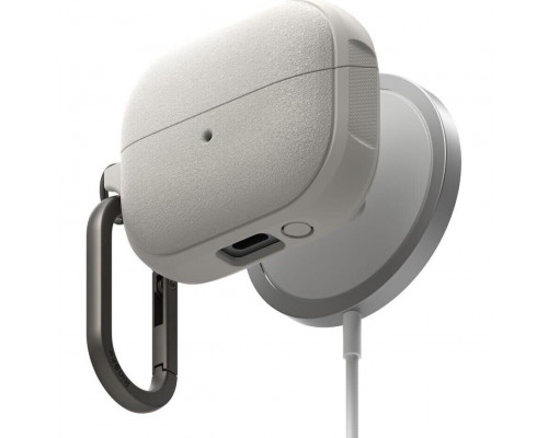 Чохол Ringke Onyx Magnetic для навушників Samsung Galaxy Buds 3 | 3 Pro Warm Grey with MagSafe (8809961787935)