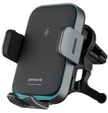 Автодержатель с беспроводной зарядкой Proove Triple Clamp Pro 15W Gray (WHTP15010004)