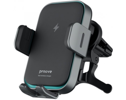 Автотримач із бездротовою зарядкою Proove Triple Clamp Pro 15W Gray (WHTP15010004)
