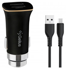 Автомобильное зарядное устройство Gelius Apollo 2USB 3.1A 15W+Micro