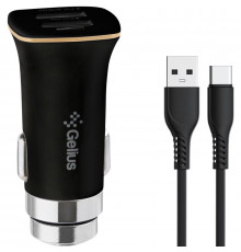 Автомобильное зарядное устройство для Gelius Apollo 2USB 3.1A 15W+Type-c