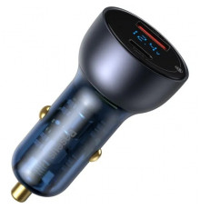 Автомобильное зарядное устройство Baseus Particular Digital Displey USB+Type-c 65W