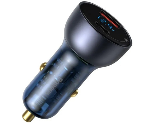 Автомобильное зарядное устройство Baseus Particular Digital Displey USB+Type-c 65W