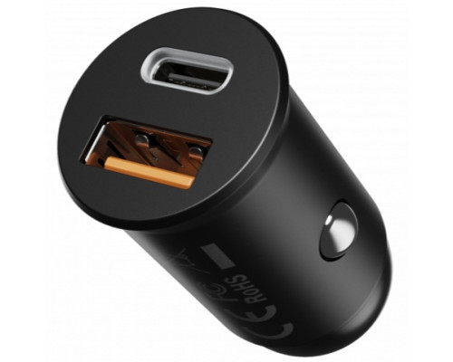 Автомобильное зарядное устройство Proove Tiny POWER 20W USB+Type-C Black (ACTP20110001)