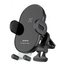 Автодержатель с беспроводной зарядкой Proove Rounded Energy 15W Black