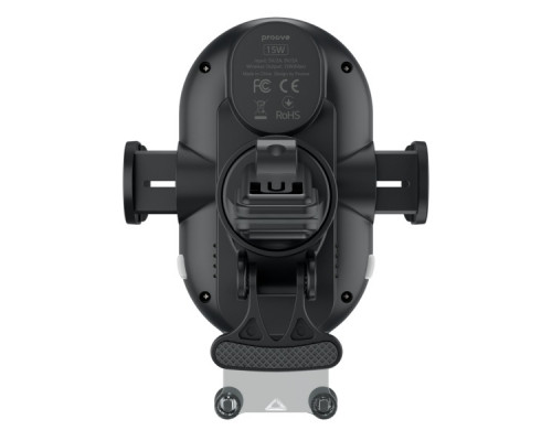 Автотримач із бездротовою зарядкою Proove Rounded Energy 15W Black