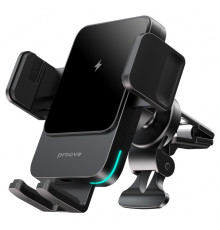 Автодержатель с беспроводной зарядкой Proove Sonic 15W Black
