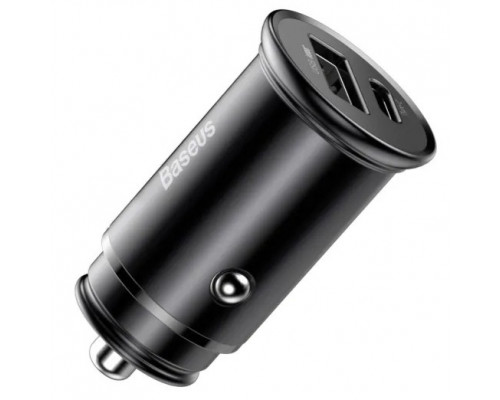 Автомобильное зарядное устройство Baseus Circular Metal PPS 30W USB+Type-C